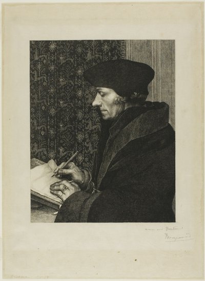 Erasmus od Félix Henri Bracquemond