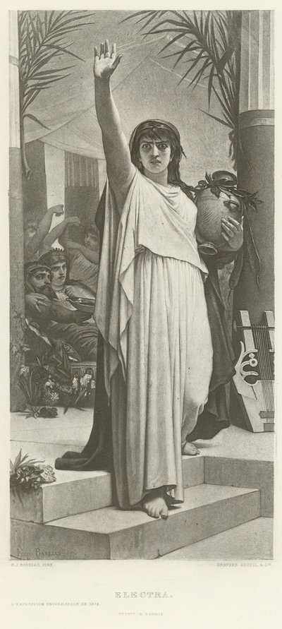 Elektřina (rytí) od Félix Joseph Barrias