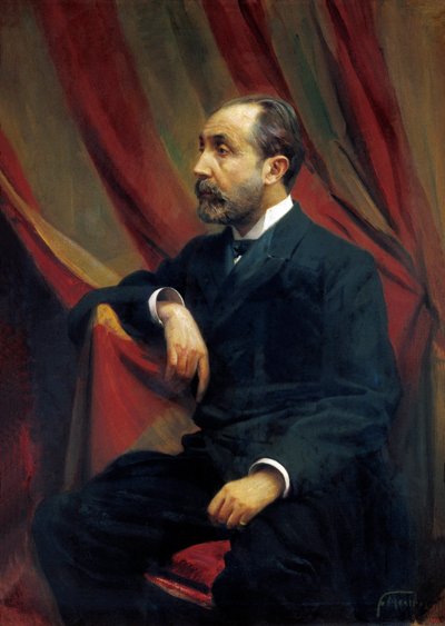 Portrét Bartomeu ROBERT i YARZABAL (1842-1902), španělský lékař a politik od Félix Mestres Borrell