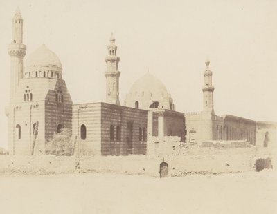 Le Kaire, Mešity Iscander-Pasha a Sultan Haçan, 1851-52, tištěné 1853-54. od Félix Teynard