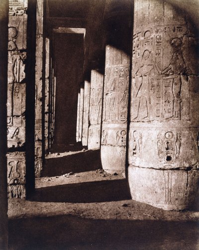 Medinet-Abou od Félix Teynard