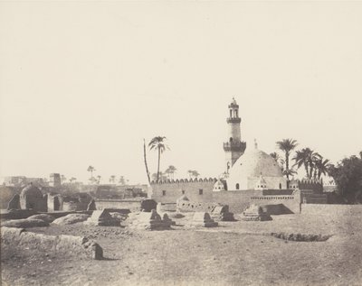 Souâdj, Muslimský hřbitov a hrobka Mouràd-Bey, 1851-52, vytištěno 1853-54. od Félix Teynard