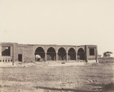 Syout, Caravanserai in Ruins, 1851-52, tištěno 1853-54. od Félix Teynard