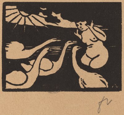 Koupat se s labutěmi od Félix Vallotton
