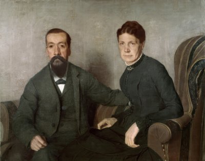 Portrét umělcových rodičů od Félix Vallotton