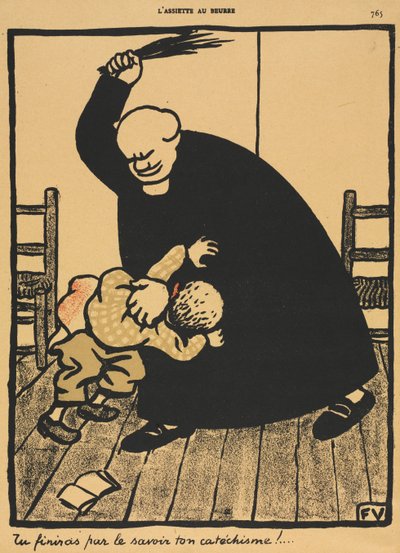 Zločiny a tresty VIII, 765: Naučíte se... od Félix Vallotton