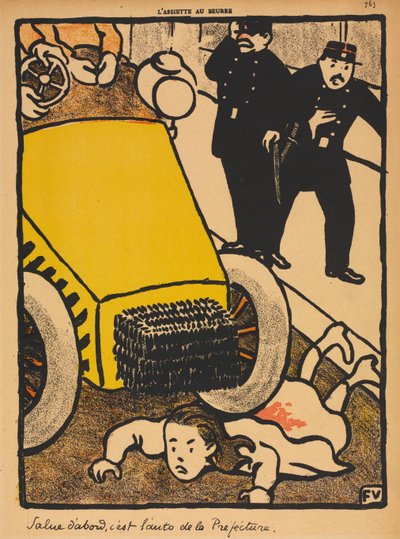 Zločiny a tresty VI, 763: Salute First od Félix Vallotton