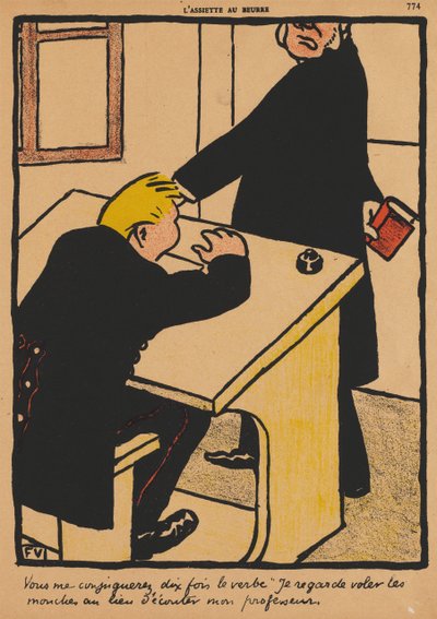 Zločiny a tresty XVII, 774: Budete konjugovat od Félix Vallotton