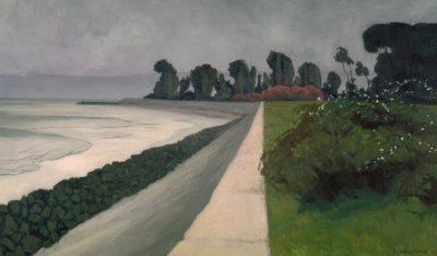 Moře v Honfleuru od Félix Vallotton
