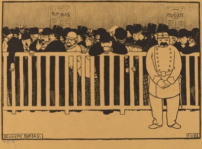 Druhá kancelář (pokladna) od Félix Vallotton