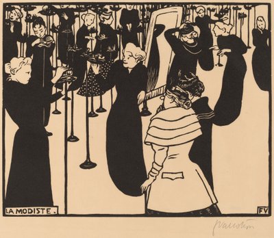 The Milliner The Milliner, 1894. od Félix Vallotton