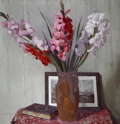 Zátiší s gladiolami od Félix Vallotton