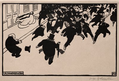 Protest od Félix Vallotton