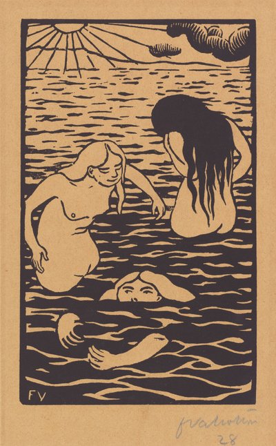 Tři lazebníci od Félix Vallotton