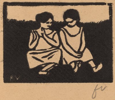 Dvě dívky v košilkách Dvě dívky v košilkách, 1893. od Félix Vallotton