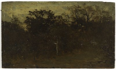 Lesní zákoutí, mezi lety 1850 a 1860 (olej na dřevě) od Félix Ziem
