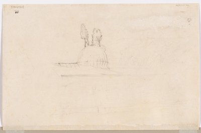 Skica pro pavilon u mešity, 1800. od Félix Ziem
