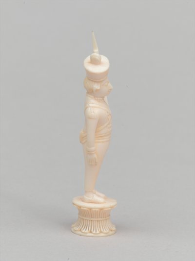 Bílý pěšec, šachová figurka, Indie, cca 1820 od Flora Macdonald Reid