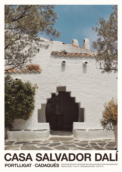 Čtvercové dveře - Casa Salvador Dalí, 2023 (foto) od Florent Bodart