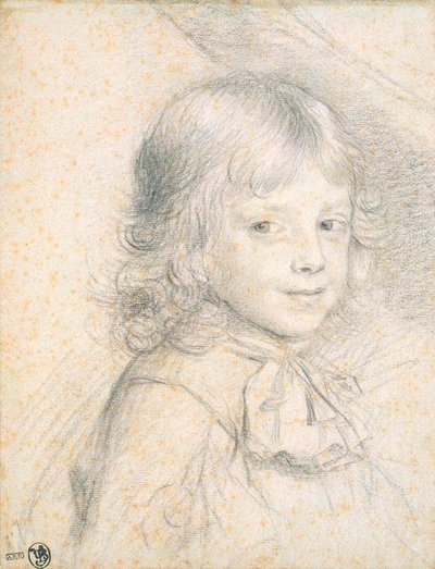 Portrét Filipa Savojského jako dítěte, 1660-1670. od Florent de La Mare Richart