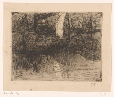 Lodě v přístavu (původní název) od Floris Verster
