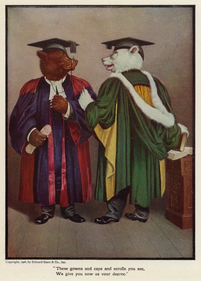 Tyto taláry, čepice a svitky, které vidíte, vám nyní dáváme jako váš titul. od Floyd V. Campbell