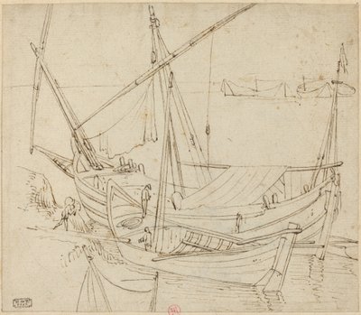 Lodě od Follower of Agostino Tassi
