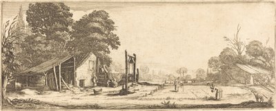 Zahrada od Follower of Jacques Callot