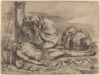 Pláč od Follower of Jusepe de Ribera