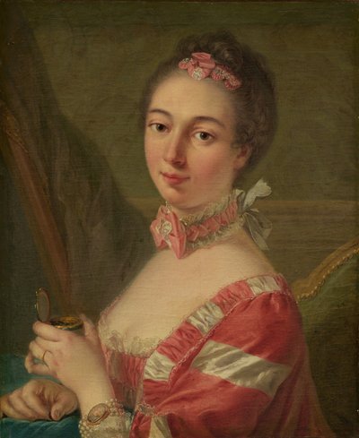 Portrét dámy od Follower of Louis Michel Van Loo