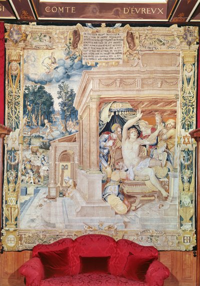 Atalanta a Meleager, z Příběhu Diany od Fontainebleau School
