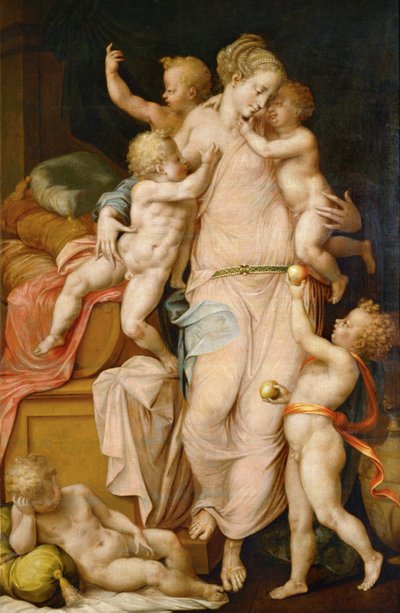La charite - charita ... od Fontainebleau School
