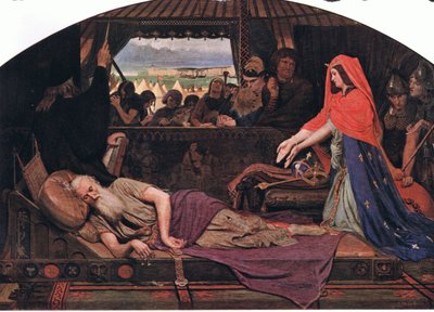 Cordelie a krále Leara od Ford Madox Brown