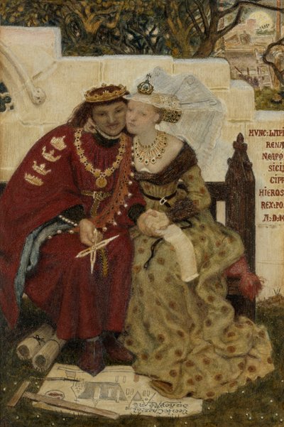 Líbánky krále Reného od Ford Madox Brown