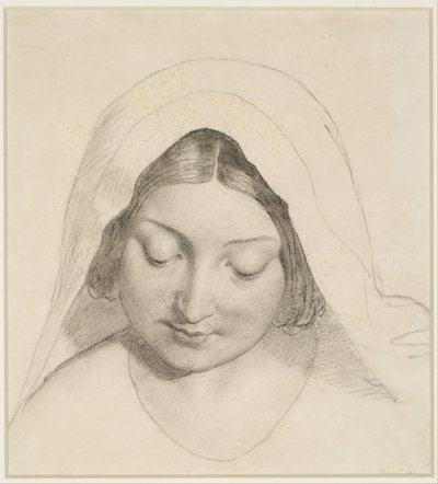 Oure Ladye of Saturday Night - Studie k filmu Hlava Madony od Ford Madox Brown
