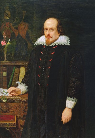 Portrét Williama Shakespeara 1564-1616, 1849 od Ford Madox Brown