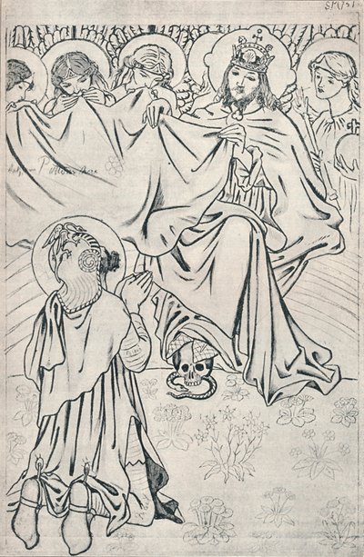 Svatý Martin v nebi, 1896 od Ford Madox Brown