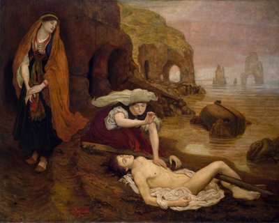 Nalezení Dona Juana od Haidee od Ford Madox Brown