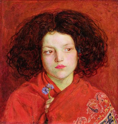 Irská dívka od Ford Madox Brown