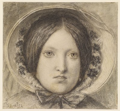 Poslední z Anglie - Portrét Emmy Hillové od Ford Madox Brown