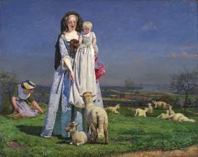 Pretty Baa-Lambs od Ford Madox Brown