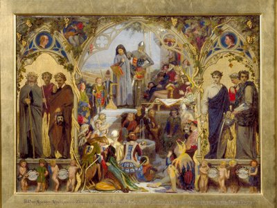 Semena a plody anglické poezie, 1845-1853 od Ford Madox Brown