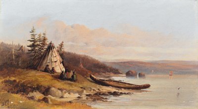 V Mahon’s Bay při pohledu na východ, 15. srpna 1865 od Forshaw Day