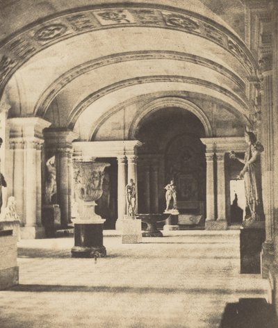 Salon of the Caryatides, Louvre, c. 1851. od Fortuné Joseph Petiot Groffier