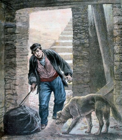 Zločin na Rue Botzaris, Paříž, 1892 od Fortuné Méaulle