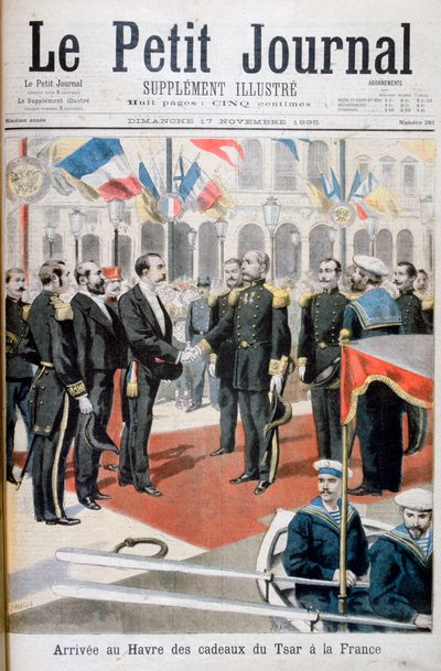 Příjezd darů cara ve Francii do Le Havre, 1895 od Fortuné Méaulle