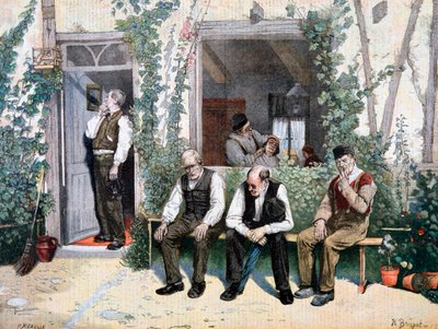 U holičů, 1895 od Fortuné Méaulle
