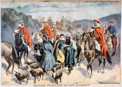 Francouzské vítězství v jižním Alžírsku, 1897 od Fortuné Méaulle