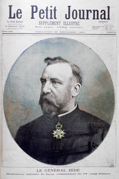 Generál Zede, vojenský guvernér Lyonu, Francie, 1895 od Fortuné Méaulle