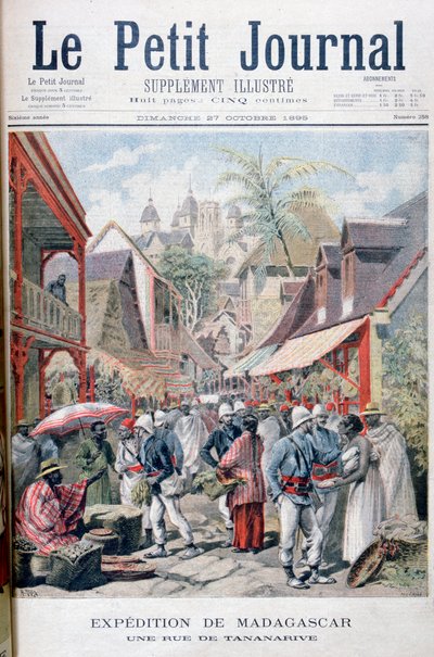 Tananarive Antananarivo, hlavní město Madagaskaru, 1895 od Fortuné Méaulle